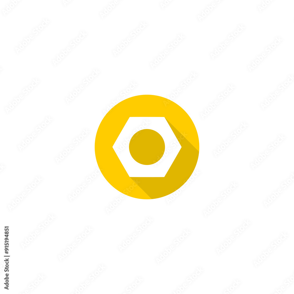 Poster nut icon isolated on transparent background
