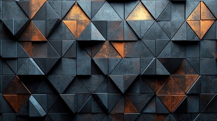 Elegant wallpaper with a semigloss finish and polished tile design, perfect for upscale and professional presentation settings
