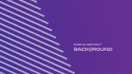 Purple abstract background with stripes line for backdrop or presentation