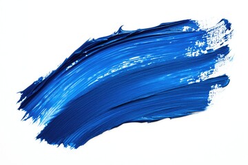 Blue Brush Stroke