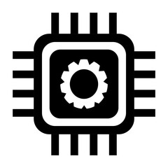 unique processor icon or illustration