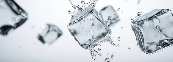 Melting and Floating Ice Cubes for Design Purposes