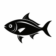 Obraz premium vector fish silhouette