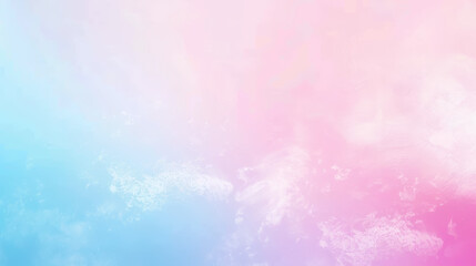 Fototapeta premium Wallpaper or web banner background, soft gradient from pink to blue, fluffy texture effect. Generative AI