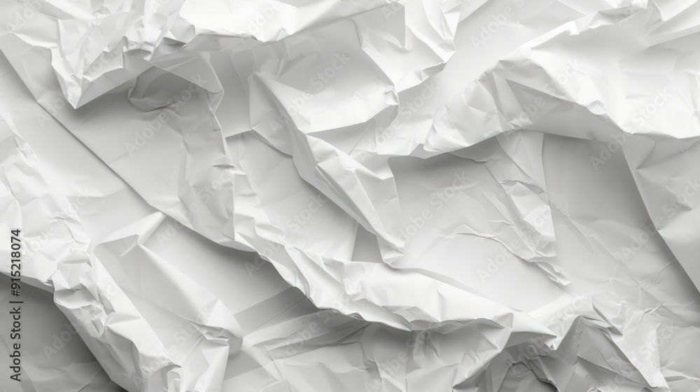 Aufkleber A close-up shot of a blank white sheet of paper with a clean surface, ideal for use in presentations, documents, and other visual materials