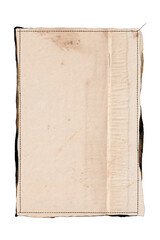 Scrapbook embellishments basis design. Blank burned paper junk journal card universal