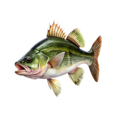 Fototapeta premium Largemouth bass fish 