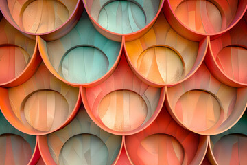 Complex Symmetry: The Art of Quarter Circle Patterns in Modern Design