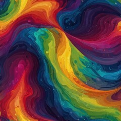 An abstract background with vibrant, swirling waves of color that blend seamlessly