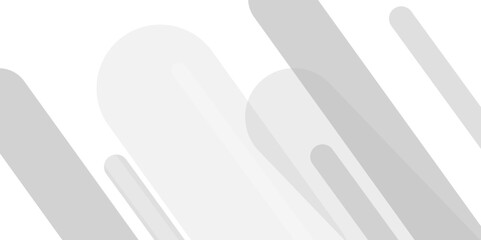 Abstract white background. Minimal geometric white light background abstract design. White geometric round objects abstract background. Vector illustration.  geometric shape from gray rhombus. 