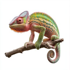 Obraz premium Panther Chameleon on a Branch