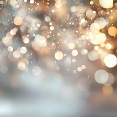 Obraz premium Shiny abstract bokeh lights background. Festive glittering sparkly background, concept for holiday, celebration, New Year's Eve