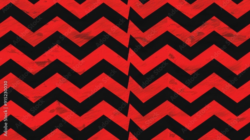 Poster A red and black chevron pattern fills the image. The pattern is subtle and looks like it was created using a textured material.