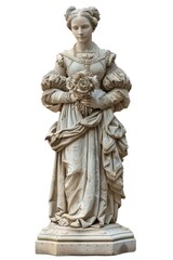 Obraz premium Renaissance Noblewoman statue jewelry female accessories.