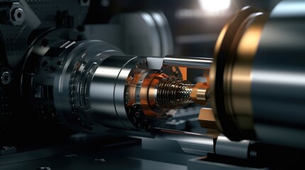 Industrial Machinery Close-Up