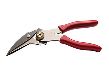 Artfully Designed Gardening Shears Resting on a Vibrant Wooden Surface Under Soft Morning Light on Transparent PNG Background.