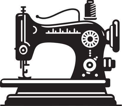recommend clip art: sewing machine vector silhouette illustration