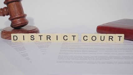 Word DISTRICT COURT