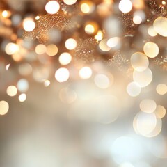 Obraz premium Shiny abstract bokeh lights background. Festive glittering sparkly background, concept for holiday, celebration, New Year's Eve