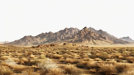 Fototapeta premium Desert mountain landscape wallpaper