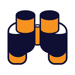 telescope, spy, binoculars, vision icon