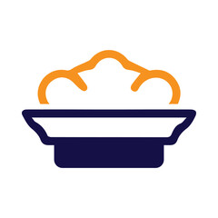 bowl, pot, plate, food, bowl hot plate with food icon