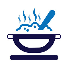 bowl, food, plate, food, bowl hot plate with food icon