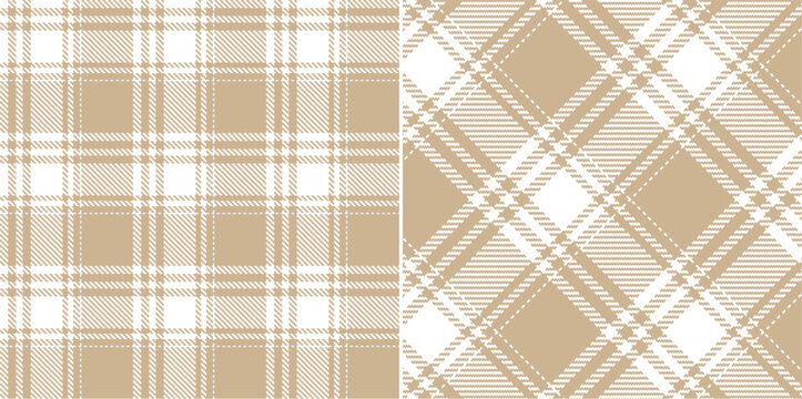 Vector checkered pattern or plaid pattern . Tartan, textured seamless twill for flannel shirts, duvet covers, other autumn winter textile mills. Vector Format