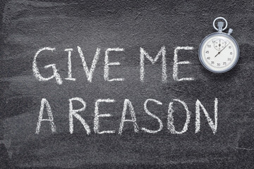 give me a reason watch