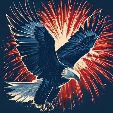 Independence day peace sign