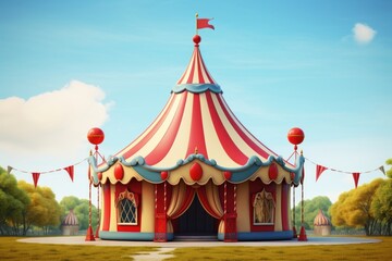 Circus tent architecture celebration.