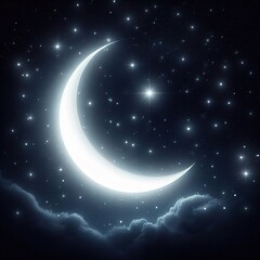 Fototapeta premium moon and stars