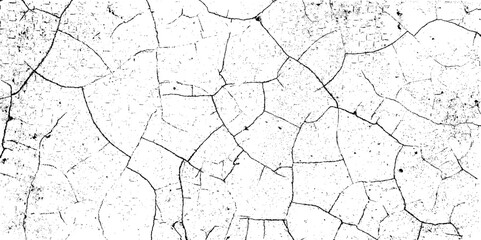  Dusty and grungy scratch texture material or surface vector. Black and White Texture with Cracks.