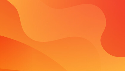 Colorful geometric background. Orange fluid shapes composition with trendy gradients. Liquid abstract background design. 