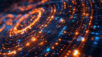 Obraz premium Abstract Digital Circuitry