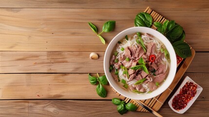 Pho Bo, vietnamese noodles soup