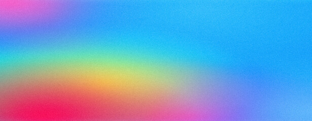 Abstract Colorful Gradient with Grainy Noise Texture banner, poster cover, backdrop design