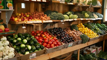 Develop a plan to promote a supermarket's organic and locally sourced produce section, emphasizing health benefits and support for local farmers.