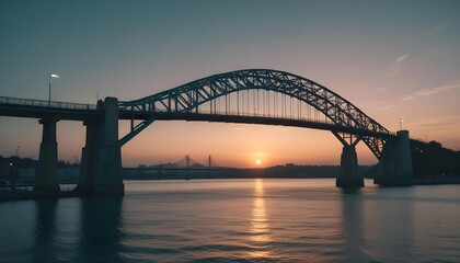 Naklejka premium Sunset