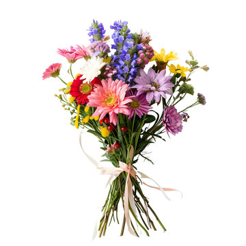 Posy Bouquet: Small, rounded bouquets that are easy to hold, commonly used in weddings and as gifts, bouquet flower, photograph