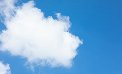 Soft smooth white clouds with pastel color of sky.For abstract background