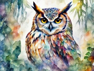 great horned owl