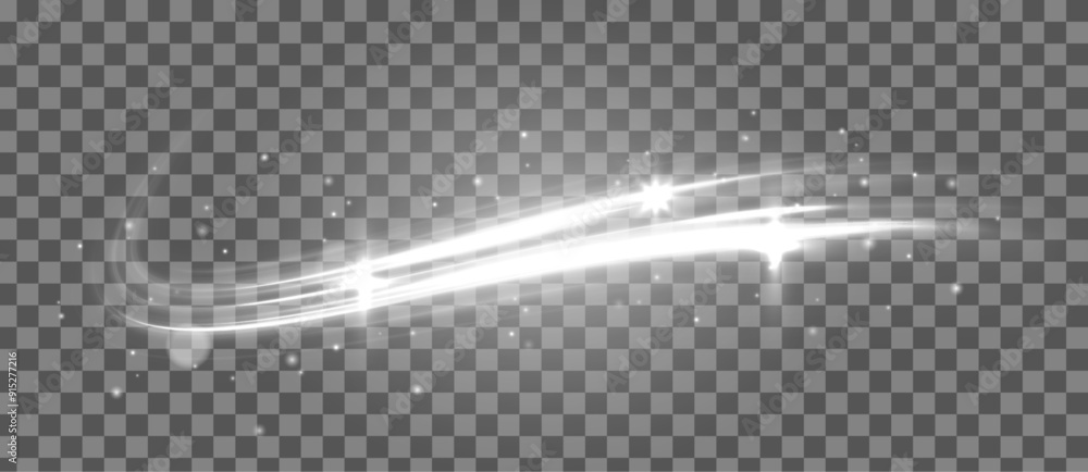 Aufkleber realistic set of snow storm or wind swirls isolated on transparent background. vector illustration o
