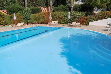 swimming pool in hotel