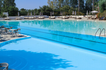 swimming pool in hotel