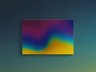 Naklejka premium gradient pattern with geometry of abstract rainbow and neon shades AI generated