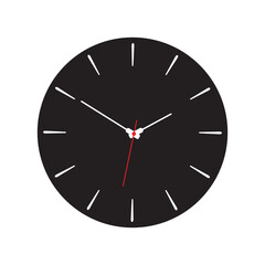 clock isolated on white	