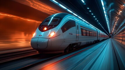 Fototapeta premium train in motion