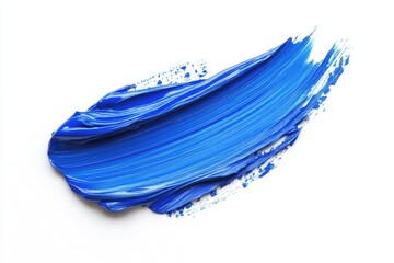 Fototapeta premium Blue Paint Close Up