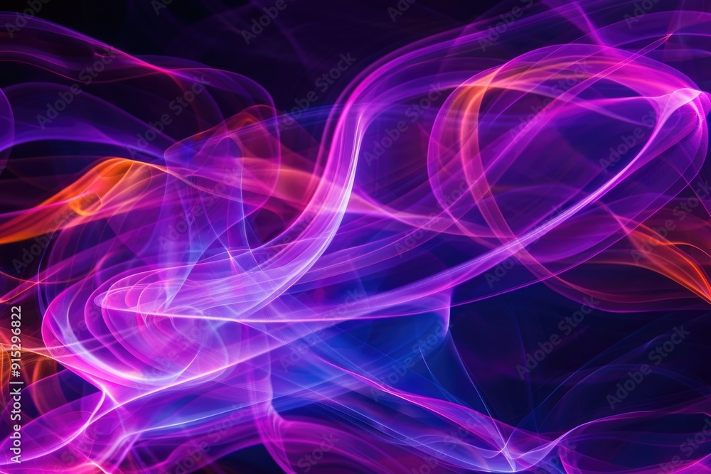 Poster A close-up shot of vibrant purple and red smoke, great for illustrating abstract concepts or adding visual interest to any design